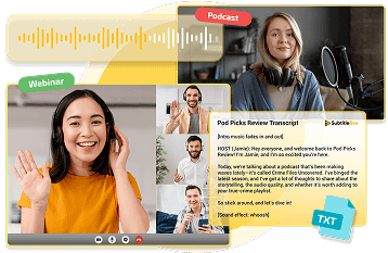 Instant audio transcription
