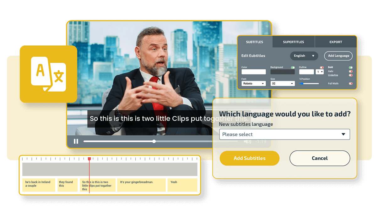 SubtitleBee subtitle translator editor
