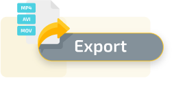 Step five: export the video
