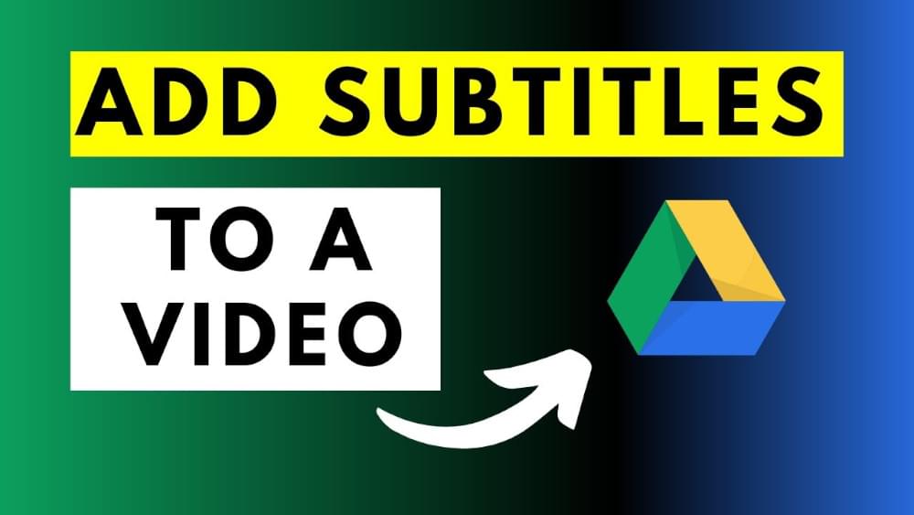 Add Subtitles Via Google Drive