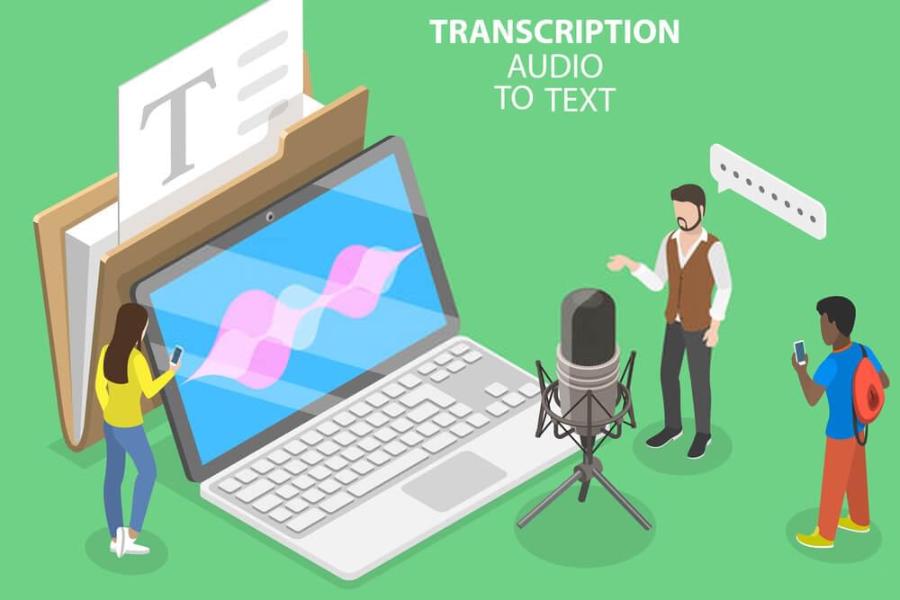 Speech recognition tools perform transcribing activities with 90% accuracy.