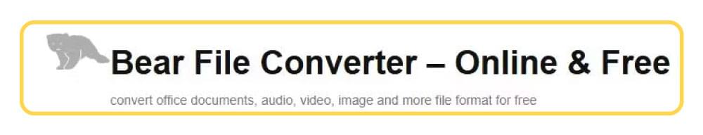 Bear File Converter Bear File Converter
