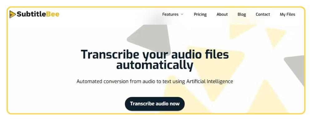 SubtitleBee Best Free Transcription Service SubtitleBee Best Free Transcription Service