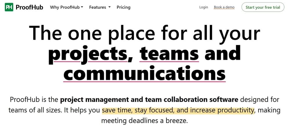 ProofHub Website