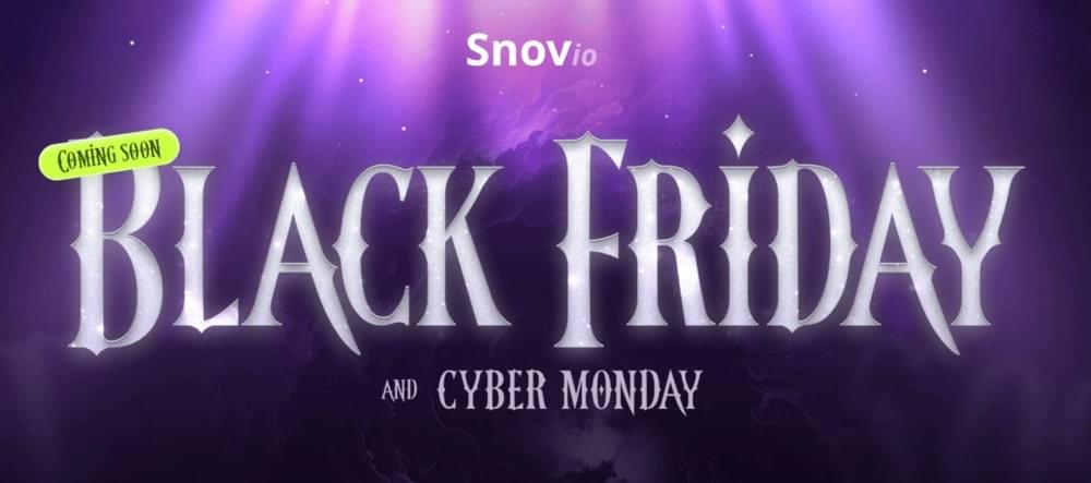 Snov.io Black Friday Deal Banner