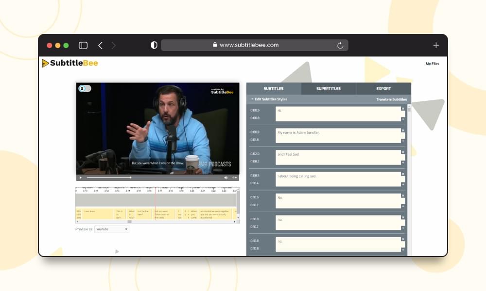 SubtitleBee Can Help Podcasters with Subtitles and Captions