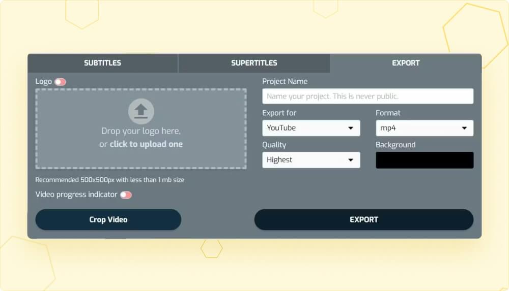 Export and Download Video with Logo