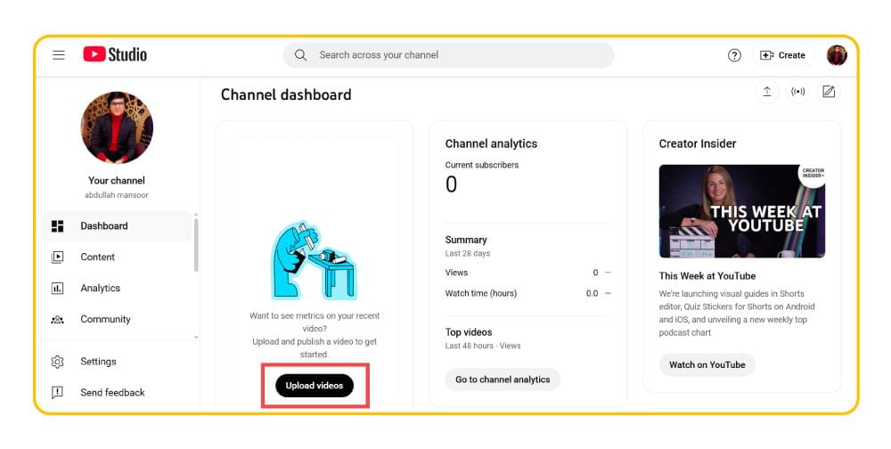 Upload Video Upload Video