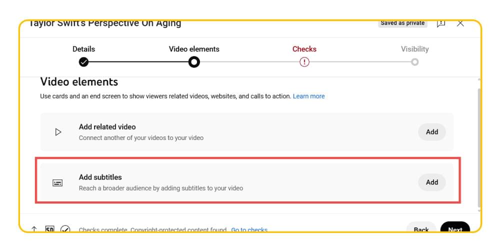 Open Video Elements Open Video Elements