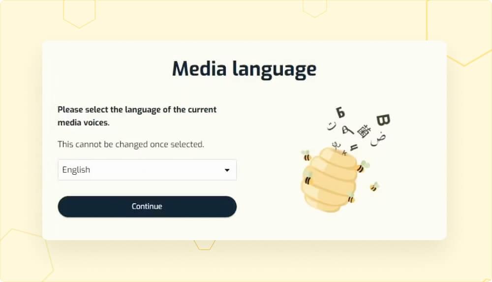 Choose Original Language of Movie