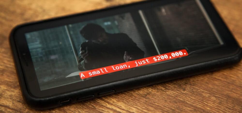 Subtitles adds more visibility to videos watched over phones