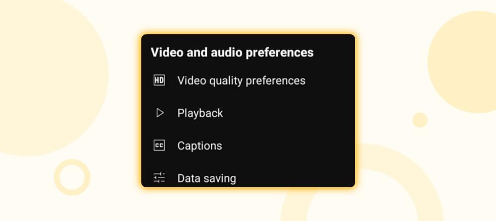 audio preferences