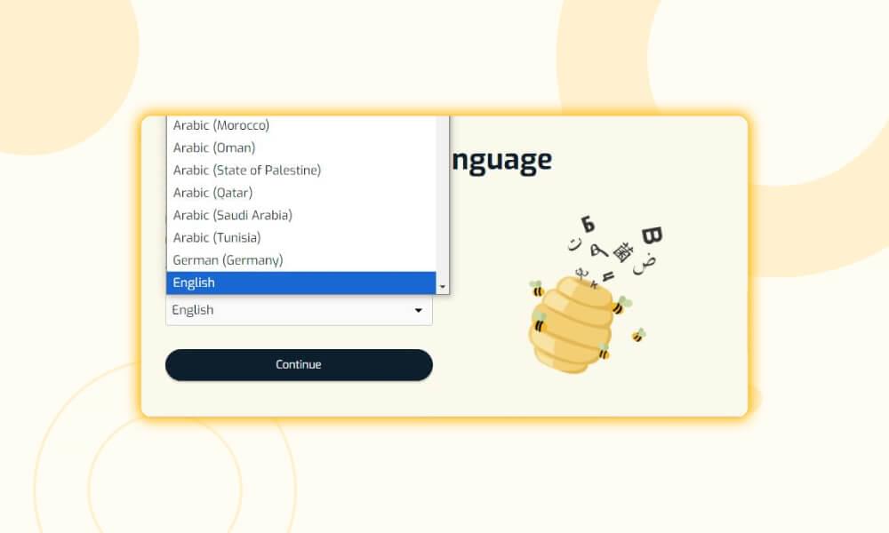 Select Media Language
