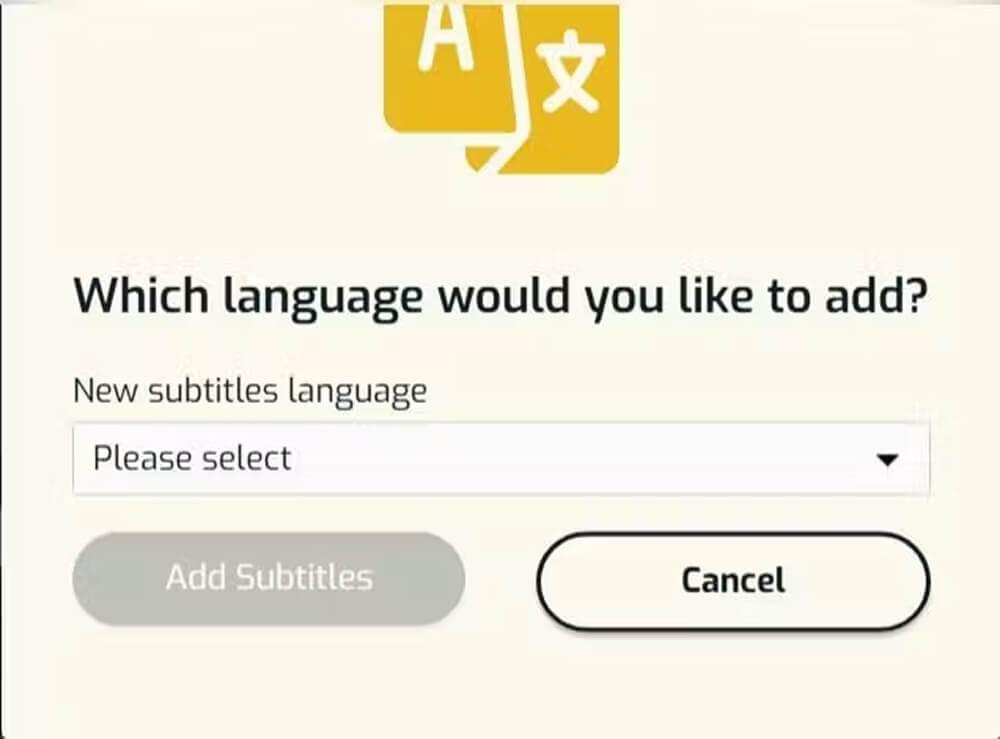 Choose Translation Language