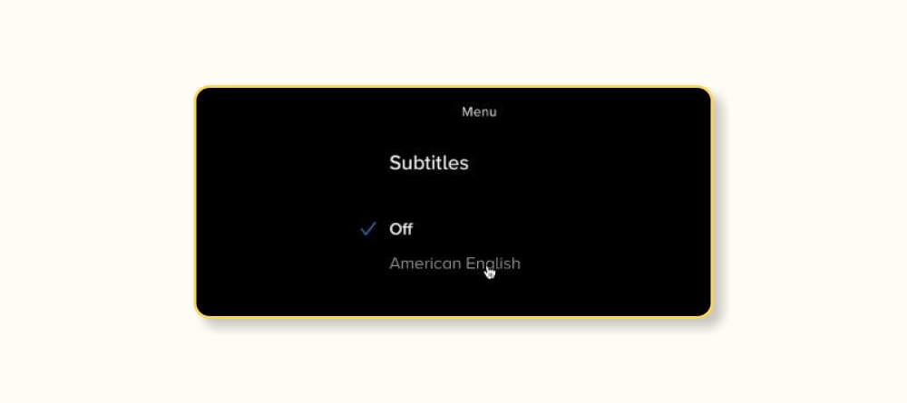 how to turn on language subtitles on paramount plus