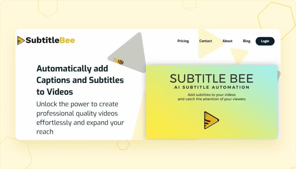 SubtitleBee Website
