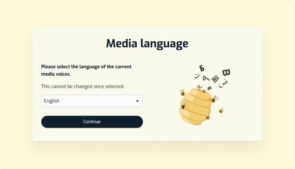 English Default Language
