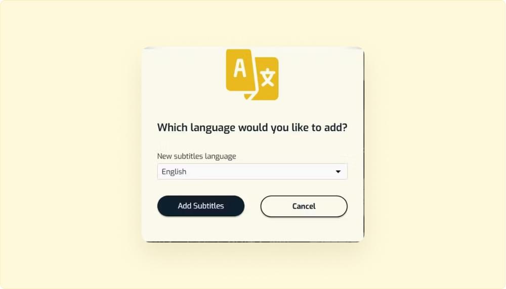 Select English