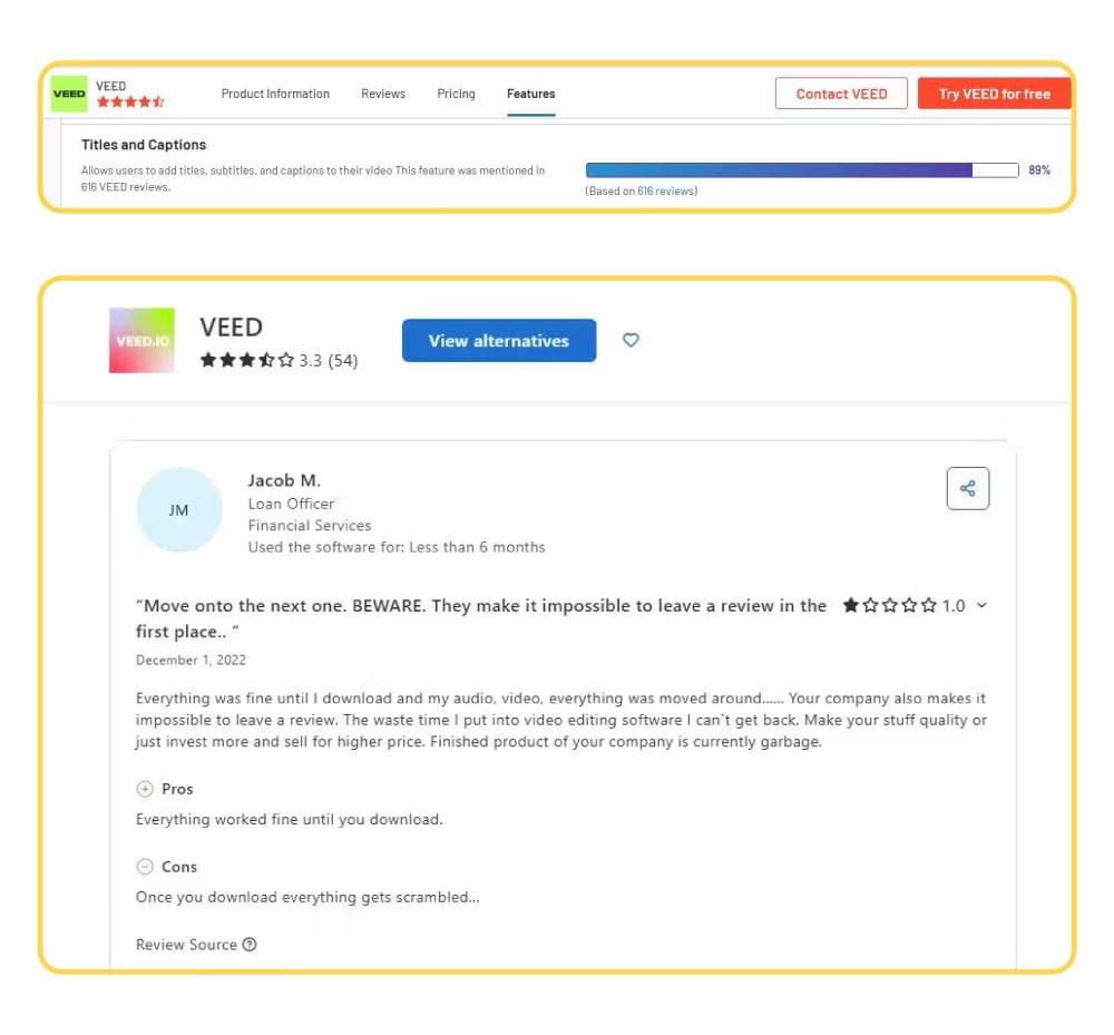 VEED Reviews VEED Reviews