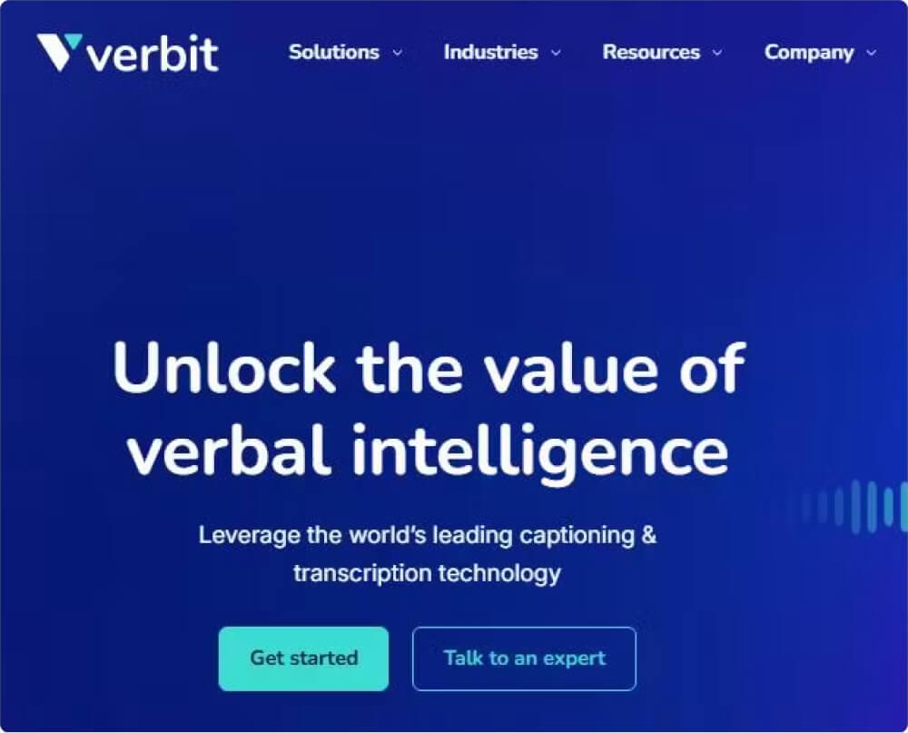 Verbit Website Verbit Website