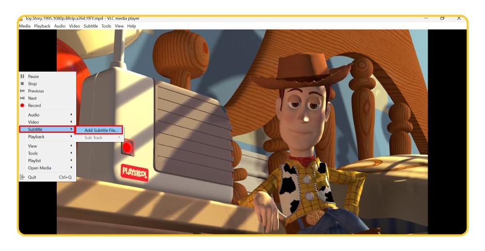 Add Subtitle File Add Subtitle File