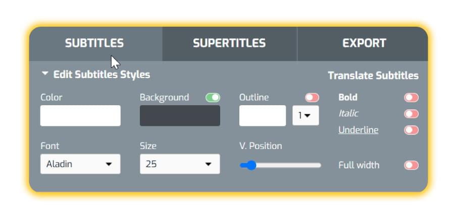 Edit Subtitles Edit Subtitles